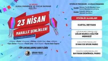 Kartal’da 23 Nisan Milli Egemenlik ve Çocuk Bayramı coşkusu