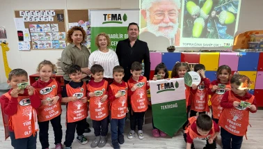 Süleymanpaşa’lı Minikler Gelecek İçin Fidan Dikti