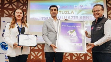 Tuzla’ya UNESCO'dan tsunamiye hazırkent sertifikası