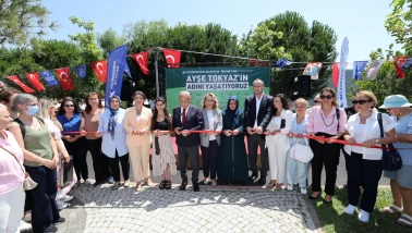 AYŞE TOKYAZ’IN ADININ VERİLDİĞİ PARK’IN AÇILIŞI YAPILDI