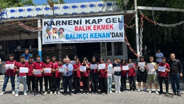 Karnesini alan BALIKÇI KENAN’a koştu
