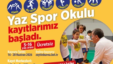 Zeytinburnu Yaz Spor Okulu Kayıtları Başladı
