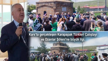 Kars'ta gerçekleşen Karapapak Türkleri Çalıştayı ve Ozanlar Şöleni'ne büyük ilgi.