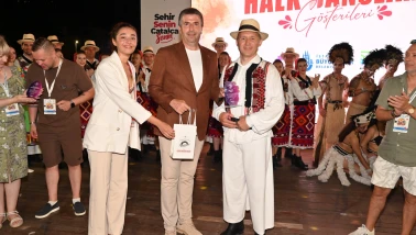Çatalca'da Uluslararası Halk Oyunları Gösterileri