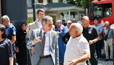 Silivri Çarşı Bölgesinde Baca Yangını Meydana Geldi