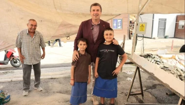 Çatalca Belediye Başkanı Güzel Esnaflarla Bir Arada