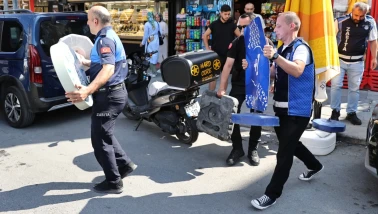 Bayrampaşa'da Kaldırım İşgali Denetimi
