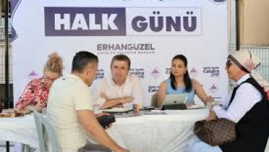 Başkan Erhan Güzel, Halk Günü'nde Vatandaşlarla Buluştu
