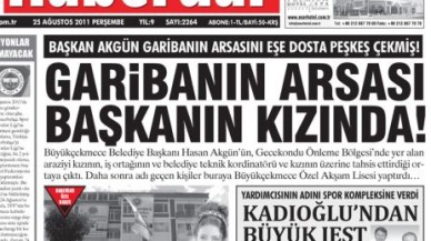 GARİBANIN ARSASINI KIZINA AYIRAN BAŞKAN!