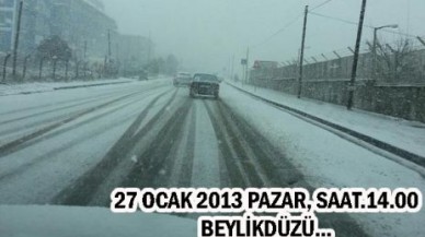 Yüksek kesimler beyaza büründü