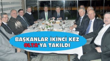 BAŞKANLAR İKİNCİ KEZ OLTA’YA TAKILDI