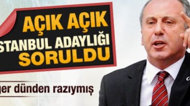 Muharrem İnce İstanbul'a adaylığa göz kırptı