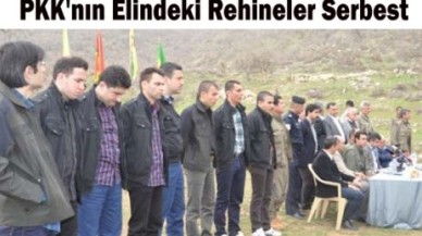 PKK'nın Elindeki Rehineler Serbest