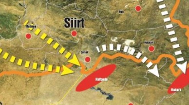 PKK'nın Çekilme Haritası