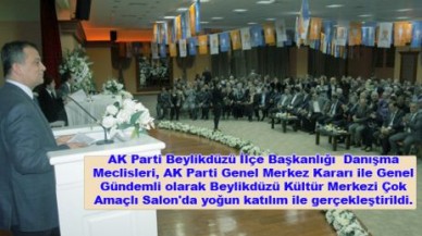 AK Beylikdüzü Danışma Meclisinde buluştu