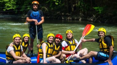 Basın mensupları raftingte buluştu