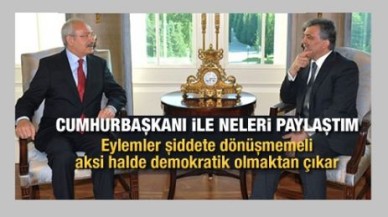 Kılıçdaroğlu Abdullah Gül'le görüştü