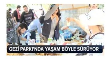 Gezi Parkı'nda yaşam böyle sürüyor