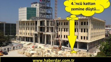 Dördüncü kattan düştü, zemine çakıldı!