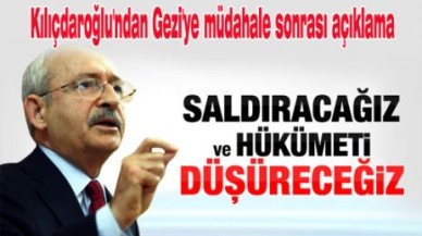 Kılıçdaroğlu'ndan Gezi'ye müdahale sonrası açıklama