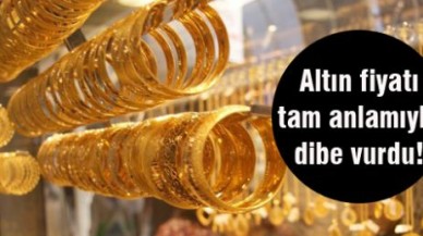 Altın fiyatı tam anlamıyla dibe vurdu!