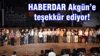 HABERDAR Akgün’e teşekkür ediyor!
