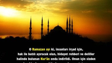 HOŞ GELDİN YA ŞEHRİ RAMAZAN