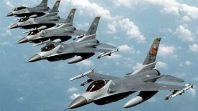F-16'lar havalandı