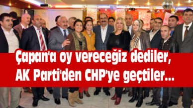 AK Parti'den CHP'ye geçtiler