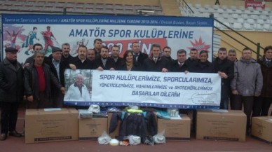 Çatalca Kulüpleri’ne malzeme desteği