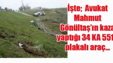 İŞTE KAZA FOTOĞRAFLARI..