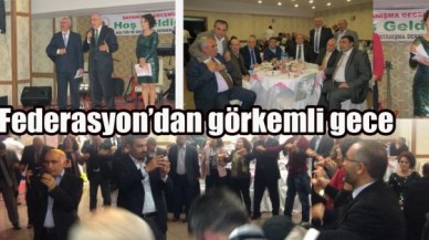 Federasyon’dan birlik ve dayanışma gecesi