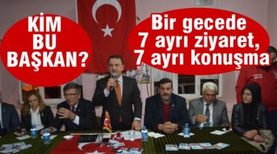 Bir gecede 7 ayrı ziyaret, 7 ayrı konuşma