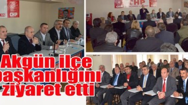 Akgün ilçe başkanlığını ziyaret etti