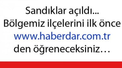 Yerel seçim sonuçları ilk önce www.haberdar.com.tr de…