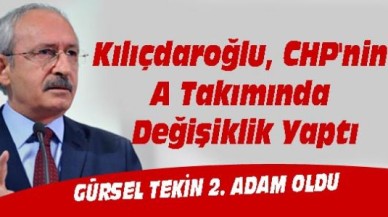 CHP'NİN YENİ A TAKIMI BELLİ OLDU