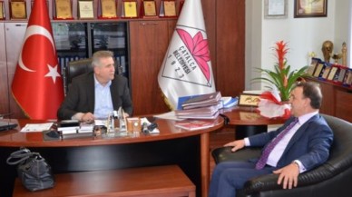 Işıklar’dan Başkan Cem Kara’ya Ziyaret...