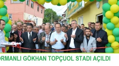ORMANLI GÖKHAN TOPÇUOL STADI AÇILDI