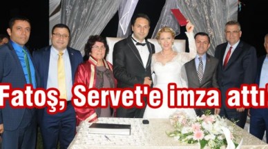Fatoş, Servet'e imza attı!