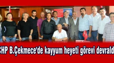 CHP Büyükçekmece'de kayyum heyeti görevi devraldı.