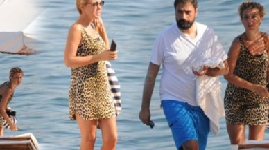 Gülben Ergen'in iskele keyfi yarım kaldı