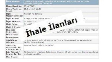 ÇATALCA KAYMAKAMINDAN MÜJDE!