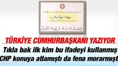 Erdoğan'ın mazbatası Cemil Çiçek'e verildi