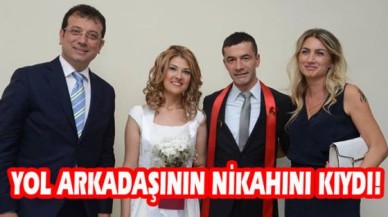 YOL ARKADAŞININ NİKAHINI KIYDI!