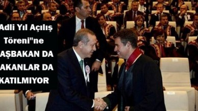 "Adli Yıl Açılış Töreni"ne katılamayacaklar