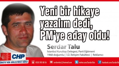 Serdar Talu CHP PM’ye aday!