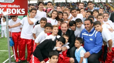 Spor okulu'na muhteşem tören