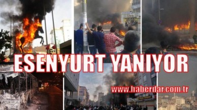 Protestocu Grup Esenyurt'u Savaş Alanına Çevirdi