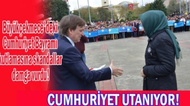 Cumhuriyet Bayramı kutlamasına skandallar damga vurdu