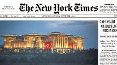 New York Times'ın manşetinde